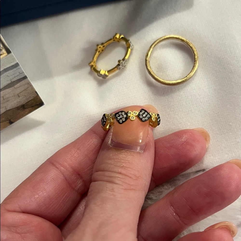 Frieda Rothman Size 7 Ring Stack. All are New. - Picture 3 of 5